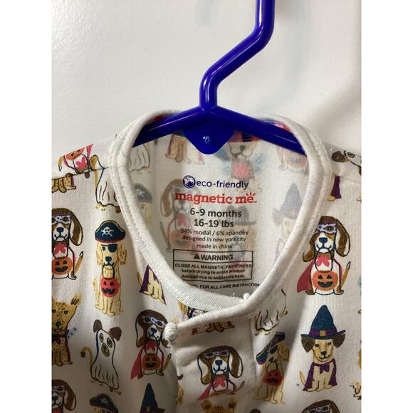Magnetic Me Baby Tricks or Treats Magnetic Coverall Multicolor Size 6-9 Months - Picture 5 of 8
